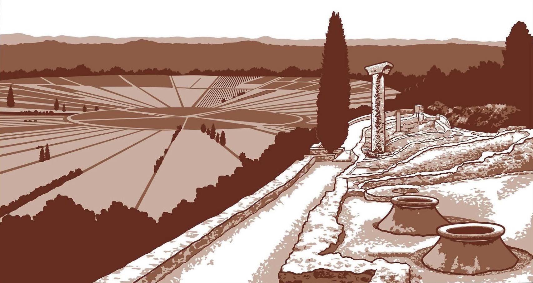 Photo du panneau : oppidum d'Ensérune